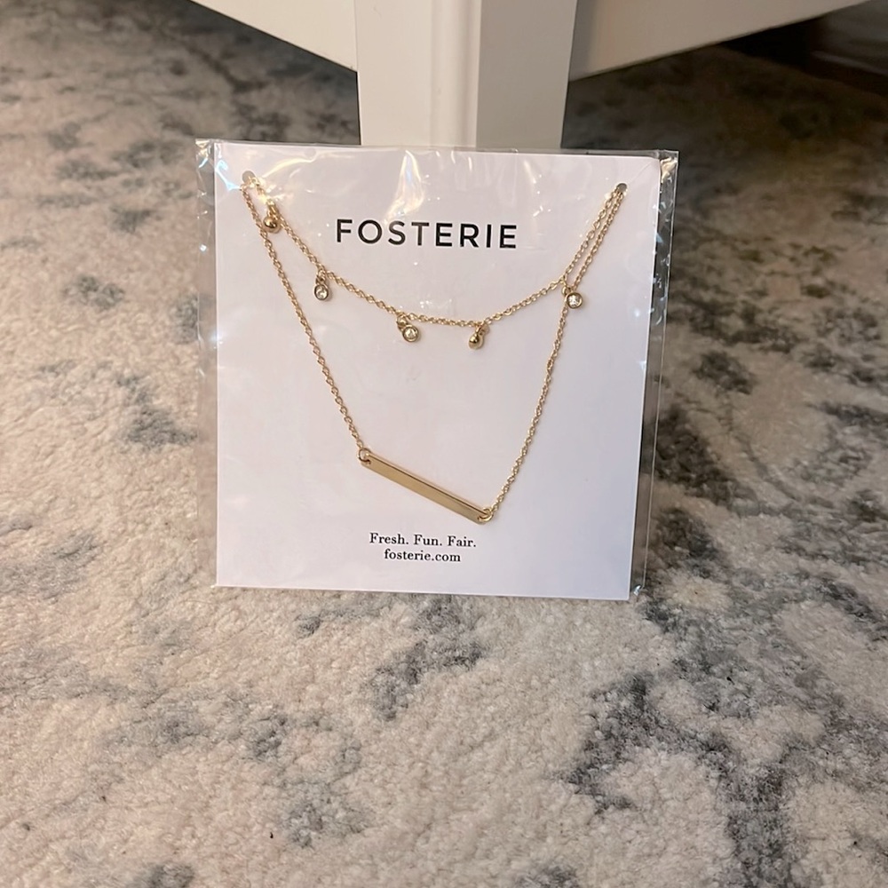 Fosterie layered necklace set